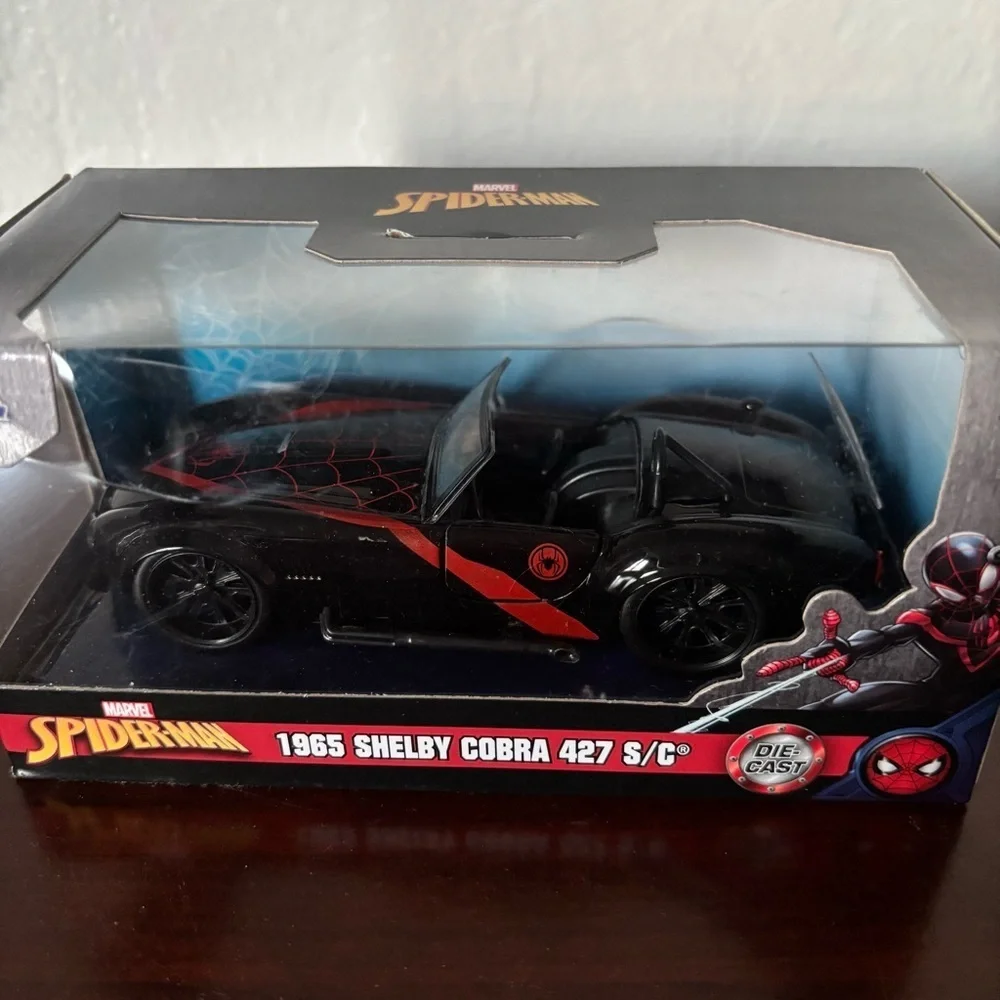 Jada Diecast Spider-Man - 1965 Shelby Cobra 427 S/C For Ages 8+